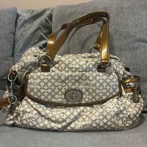 Coach Op Art C Addison Diaper Bag Tote